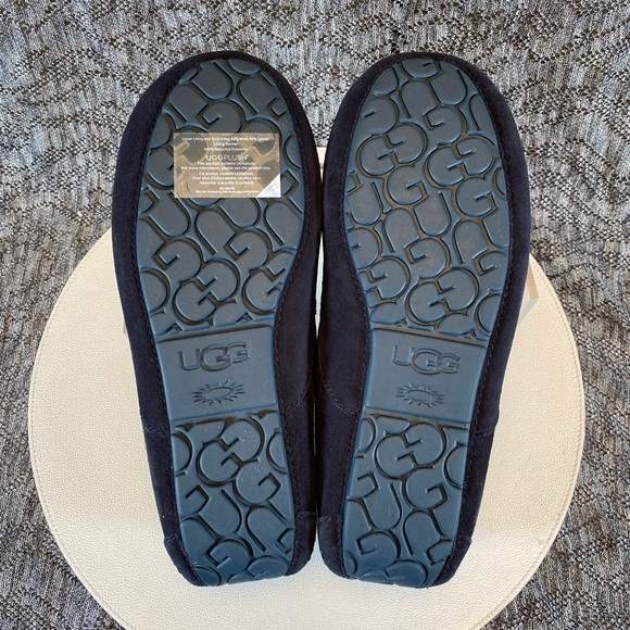 UGG Ascot Slipper Men's 10 - True Navy Suede - Picture 9 of 10